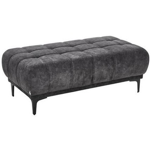 Stylife Hocker Cancun, Graphit, Textil, rechteckig, 131x47x71 cm, Stoffauswahl, Wohnzimmer, Hocker, Sitzhocker