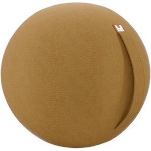 Stylife Sitzball, Currygelb, Textil, Füllung: Luftkern, Oeko-Tex® Standard 100, Wohnzimmer, Hocker, Sitzsäcke