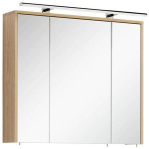 Stylife Spiegelschrank, Metall, F, 83.3x75.8x16.1 cm, Made in Germany, Soft-Close-System, Badezimmer, Badezimmerspiegel, Spiegelschränke