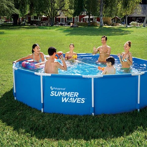 Summer Waves Active-Frame-Pool - Blau -