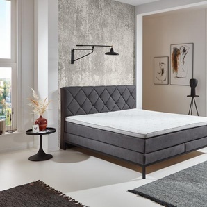 Sun Garden BX 2180 Rockaway Boxspringbett Massivholz/Stoff mit