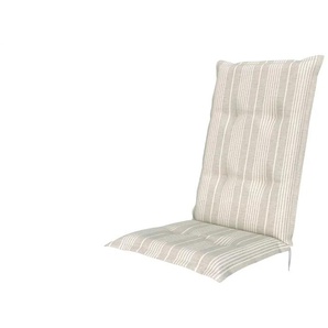 Sungarden Sesselauflage Naxos - beige - Materialmix - 50 cm - 6 cm | Möbel Kraft