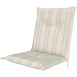 Sungarden Sesselauflage Naxos - beige - Materialmix - 50 cm - 6 cm | Möbel Kraft