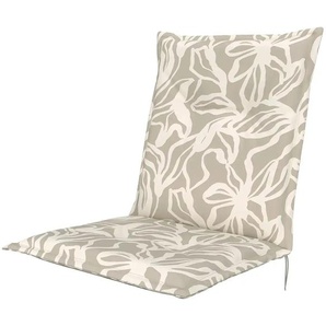 Sungarden Sesselauflage Naxos - beige - Materialmix - 50 cm - 6 cm | Möbel Kraft