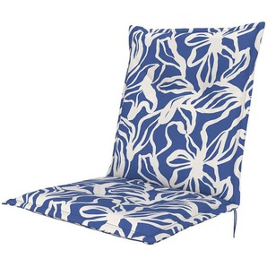 Sungarden Sesselauflage Naxos - blau - Materialmix - 50 cm - 6 cm | Möbel Kraft