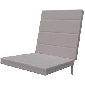 Sungarden Sesselauflage  York ¦ grau ¦ Maße (cm): B: 46 H: 4
