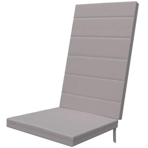 Sungarden Sesselauflage  York ¦ grau ¦ Maße (cm): B: 48 H: 4