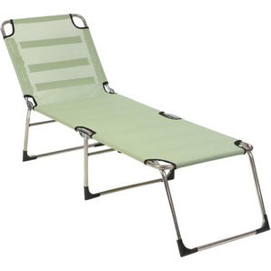Sungörl Campingliege Paradiso - in olive Alu/Gewebe 70% PVC, 30% Polyester
