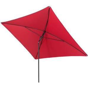 Sunline Waterproof 230 x 190 cm Sonnenschirm in 10 Farben Mittelmastschirm Balkonschirm 809 Rot - Doppler