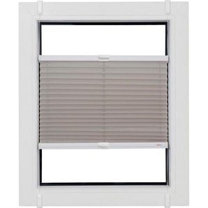 sunlines Plissee Budget Crepe, Lichtschutz, ohne Bohren, verspannt, Klemmfix, Klemmfix, glatt