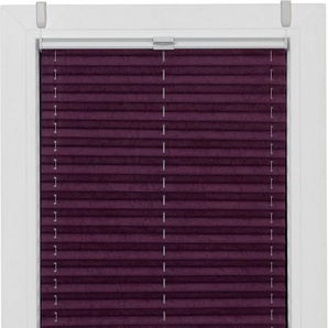 sunlines Plissee One Size Style Crush, blickdicht, ohne Bohren, verspannt, Klemmfix, Zubehörfarbe grau, zum Klemmen