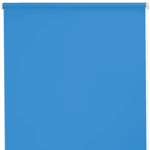 Seitenzugrollo SUNLINES Young Style Blackout Rollos Gr. 180 cm, stufenlos positionierbar, Bedienseite rechts, 142 cm, blau (blau, weiß) Verdunkelungsrollos