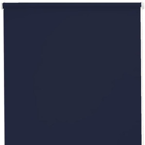 Seitenzugrollo SUNLINES Young Style Blackout Rollos Gr. 180 cm, stufenlos positionierbar, Bedienseite rechts, 142 cm, blau (marine, weiß) Verdunkelungsrollos