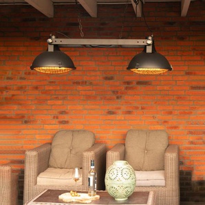Sunred-Deckenheizstrahler »Indus II Hanging 3000« - Schwarz -