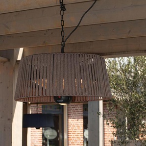 Sunred-Hänge-Heizstrahler »Halogen Artix Corda« - Braun - Edelstahl -