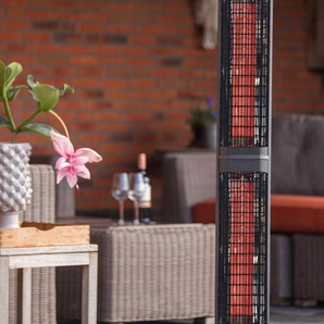 Sunred Stand-Heizstrahler »Royal Diamond Dark Velencia Lounge 3000 W« - Schwarz -