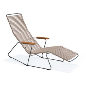 Sunrocker Click Houe Lamellen sand gelb, Designer Henrik Pedersen, 90x64 cm