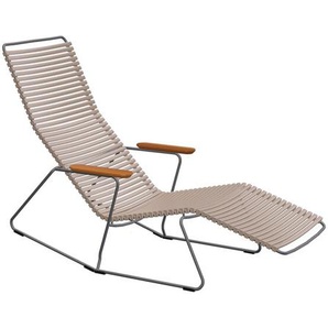 Sunrocker Click Houe Lamellen sand gelb, Designer Henrik Pedersen, 90x64 cm