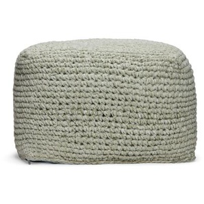 SUNS AREZZO Pouf aus recycelten PET Green mix 55x55x40