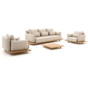 SUNS Bora Sessel-Sofa Lounge-Set 4-teilig