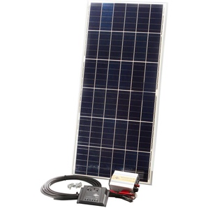 SUNSET Solarmodul Einsteiger-Stomset 45 Watt, 230 V Solarmodule für den Freizeitbereich schwarz (baumarkt) Solartechnik