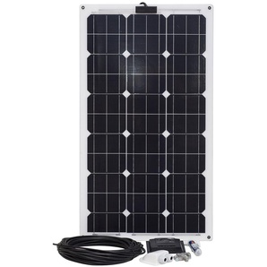 SUNSET Solarmodul Laminat-Set 70 Watt Solarmodule für Boote und Yachtne schwarz (baumarkt) Solartechnik