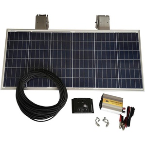 SUNSET Solarmodul Spar-Stromset 65 W, 230 V Solarmodule silberfarben Solartechnik