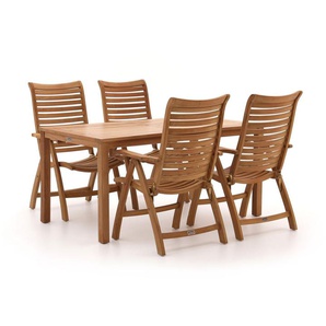 Sunyard Corby/Liverpool 160 cm Gartenmöbel-Set 5-teilig verstelbar
