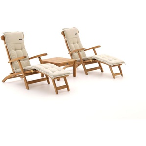 Sunyard Country/Wales 60 cm Deckchair-Set 3-teilig