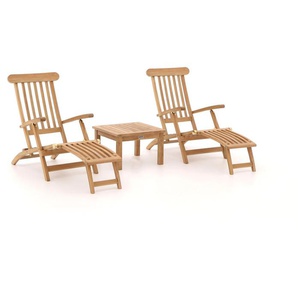 Sunyard Country/Wales 60 cm Deckchair-Set 3-teilig