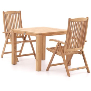 Sunyard Veronica/Oxford 90 cm Gartenmöbel-Set 3-teilig verstellbar