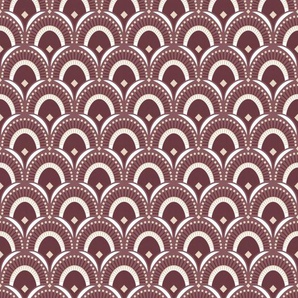 SUPERFRESCO EASY Vliestapete Peacock Bordeaux Tapeten Motiv Gr. B/L: 0,52 m x 10 m, Rollen: 1 St., lila Vliestapeten