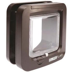 Sureflap Mikrochip Katzenklappe braun