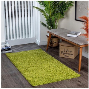 Livabliss Hochflor-Teppich BORACAY, rechteckig, Höhe: 37 mm, Flauschig, Langflor, Weich, Wohnzimmer Flurteppich, Grau