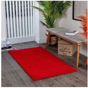 Livabliss Hochflor-Teppich BORACAY, rechteckig, Höhe: 37 mm, Flauschig, Langflor, Weich, Wohnzimmer Flurteppich, Grau