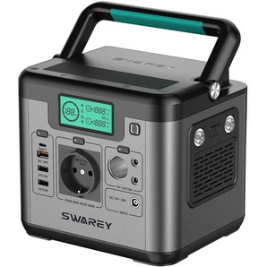 Swarey - Tragbare Stromzeuger 518Wh Stromgenerator Solar Generator Tragbarer Powerstation Batterie Backup für Outdoor,Camping,Ferien