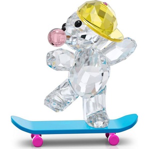 Swarovski Dekofigur Kristallfigur Skateboard Kris Bär Skaterbär, 5619208 (1 St), Swarovski® Kristall