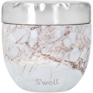 Swell Thermobehälter Calacatta Swell Eats 2-in-1 Essensschale, Edelstahl, (1-tlg), VAKUUM-ISOLIERTE KONSTRUKTION, 363 ml