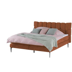 switch Boxspringbett Bari ¦ orange ¦ Maße (cm): B: 175 H: 110