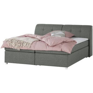 switch Boxspringbett  Lumo ¦ grau ¦ Maße (cm): B: 150 H: 100