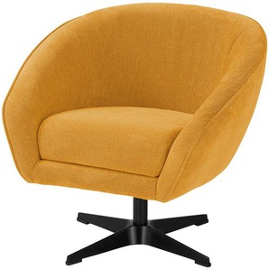 switch Drehsessel  Roma ¦ gelb ¦ Maße (cm): B: 80 H: 75 T: 80