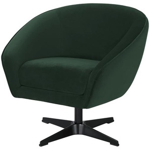 switch Drehsessel  Roma Mikrofaser ¦ grün ¦ Maße (cm): B: 80 H: 75 T: 80.0