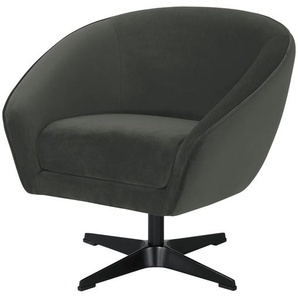 switch Drehsessel  Roma Mikrofaser ¦ grau ¦ Maße (cm): B: 80 H: 75 T: 80.0