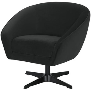 switch Drehsessel  Roma Mikrofaser ¦ schwarz ¦ Maße (cm): B: 80 H: 75 T: 80.0