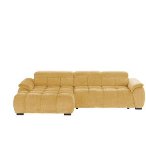 switch Ecksofa  Alvin ¦ gelb ¦ Maße (cm): B: 284 H: 97 T: 168.0