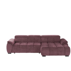 switch Ecksofa  Alvin ¦ lila/violett ¦ Maße (cm): B: 284 H: 97 T: 168.0