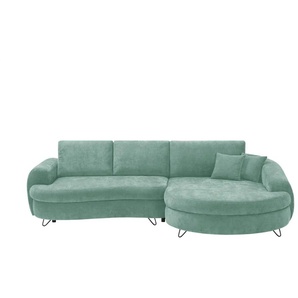 switch Ecksofa  Ariana ¦ türkis/petrol ¦ Maße (cm): B: 302
