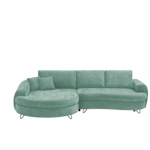 switch Ecksofa  Ariana ¦ türkis/petrol ¦ Maße (cm): B: 302