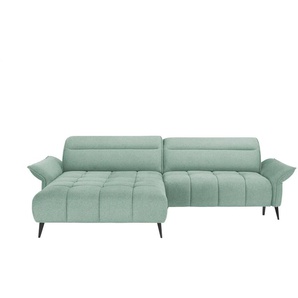 switch Ecksofa  Cavani ¦ türkis/petrol ¦ Maße (cm): B: 272 H: 95 T: 180.0