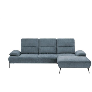 switch Ecksofa  Cesar ¦ blau ¦ Maße (cm): B: 288 H: 102 T: 183.0